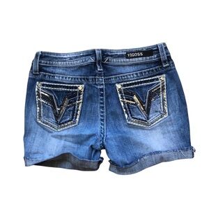 Vigoss low rise Heritage Fit cutoff Jean shorts Size 8